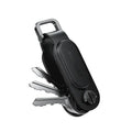 Acefast Gadget Acefast Keychain Tracker (S4), Apple "Find My", PU Leather, Secure Metal Clip, Negru