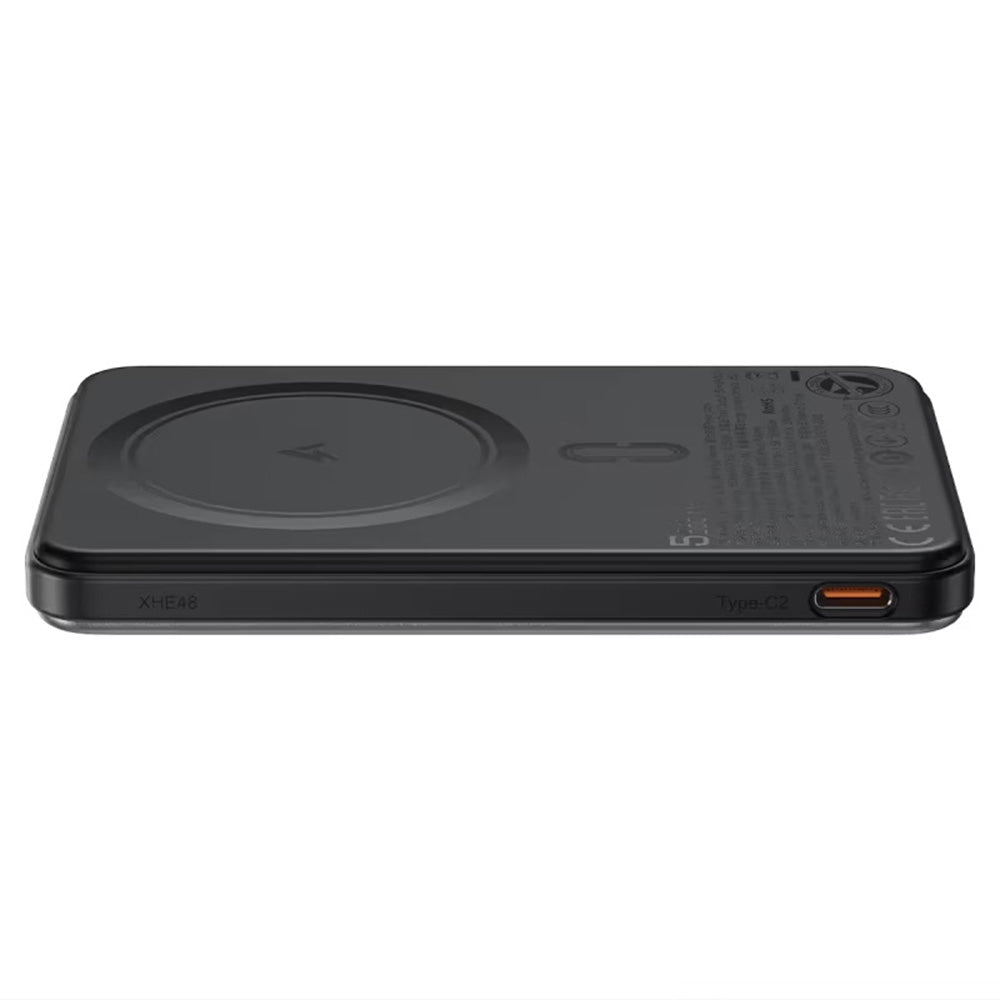 Acefast Baterie externa Acefast Magnetic Wireless (M30), with Type-C Cable, MagSafe, Ultra-thin, 2x USB-C, LED, 5000mAh,