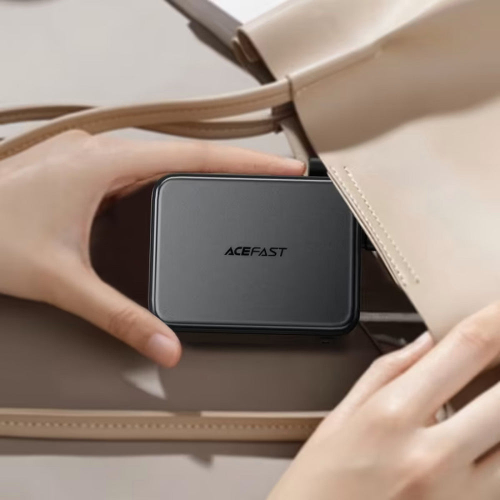 Acefast Baterie externa Acefast (M28), with Type-C Cable, Fast Charge, 2x USB-C, USB, Display, Thermal System, 10000mAh,
