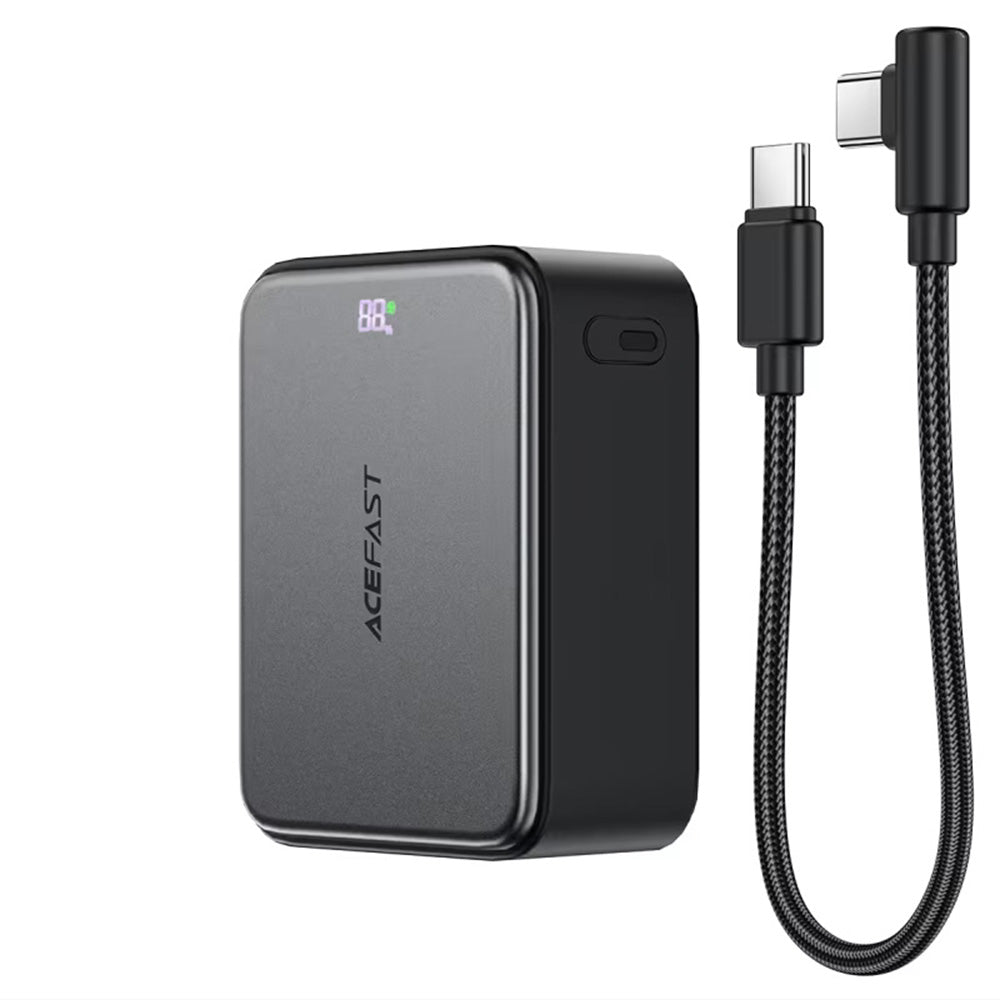 Acefast Baterie externa Acefast (M28), with Type-C Cable, Fast Charge, 2x USB-C, USB, Display, Thermal System, 10000mAh,