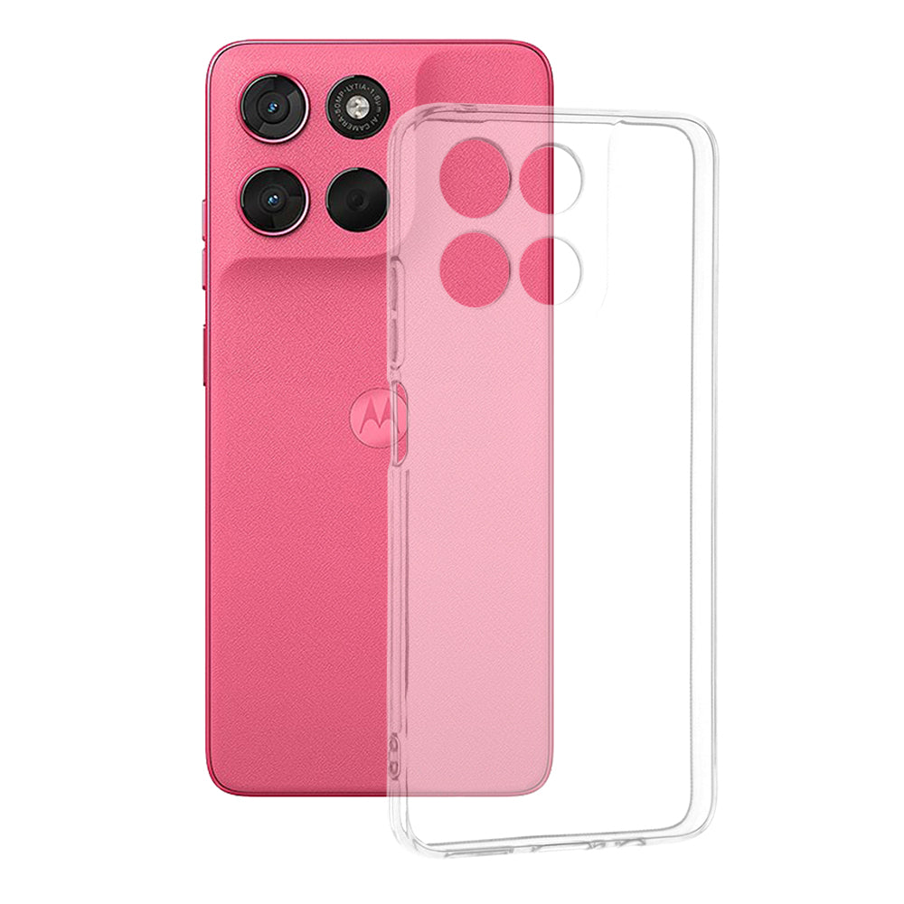 Techsuit - Clear Silicone - Motorola Moto G57 Power / G67 Power - Transparent