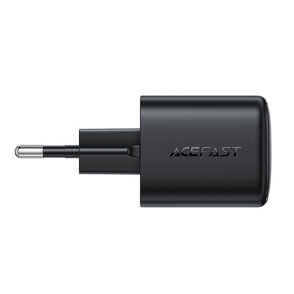 Acefast Incarcator Acefast (A136), Type-C, Fast Charge, GaN, Mini Design, PD40W, EU Plug, Negru – imagine 5