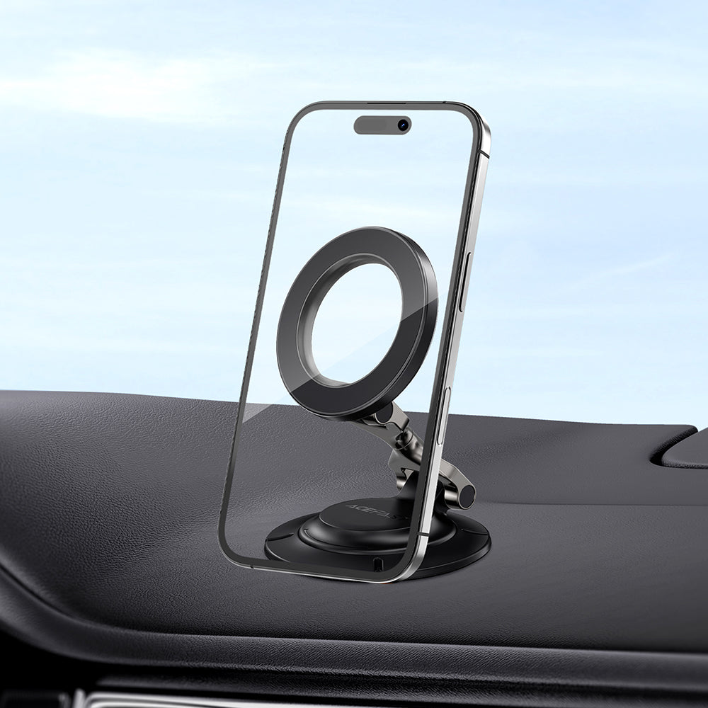 Acefast Suport Acefast (D64), Magnetic, with Three-axis Design, Foldable, Universal, Negru – imagine 6
