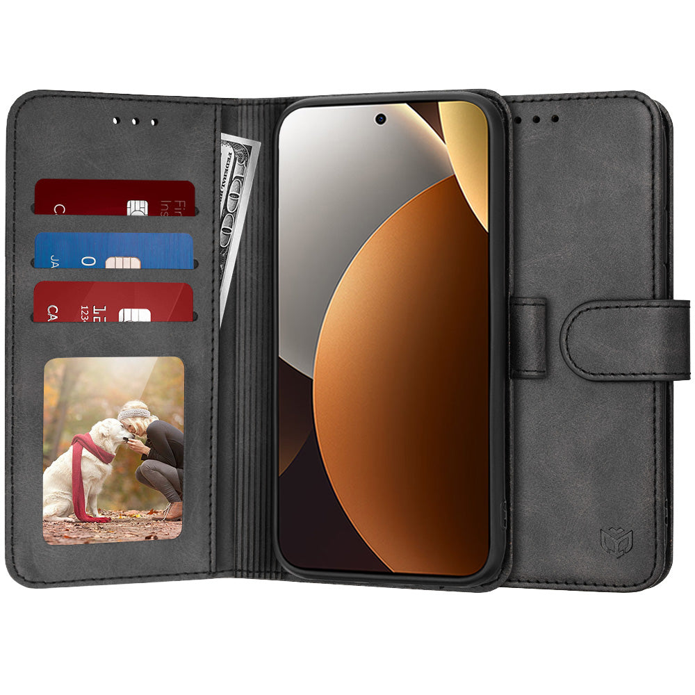 Techsuit - Diary Book - Xiaomi Redmi Note 15 Pro+ 5G / Poco M8 Pro 5G - Black