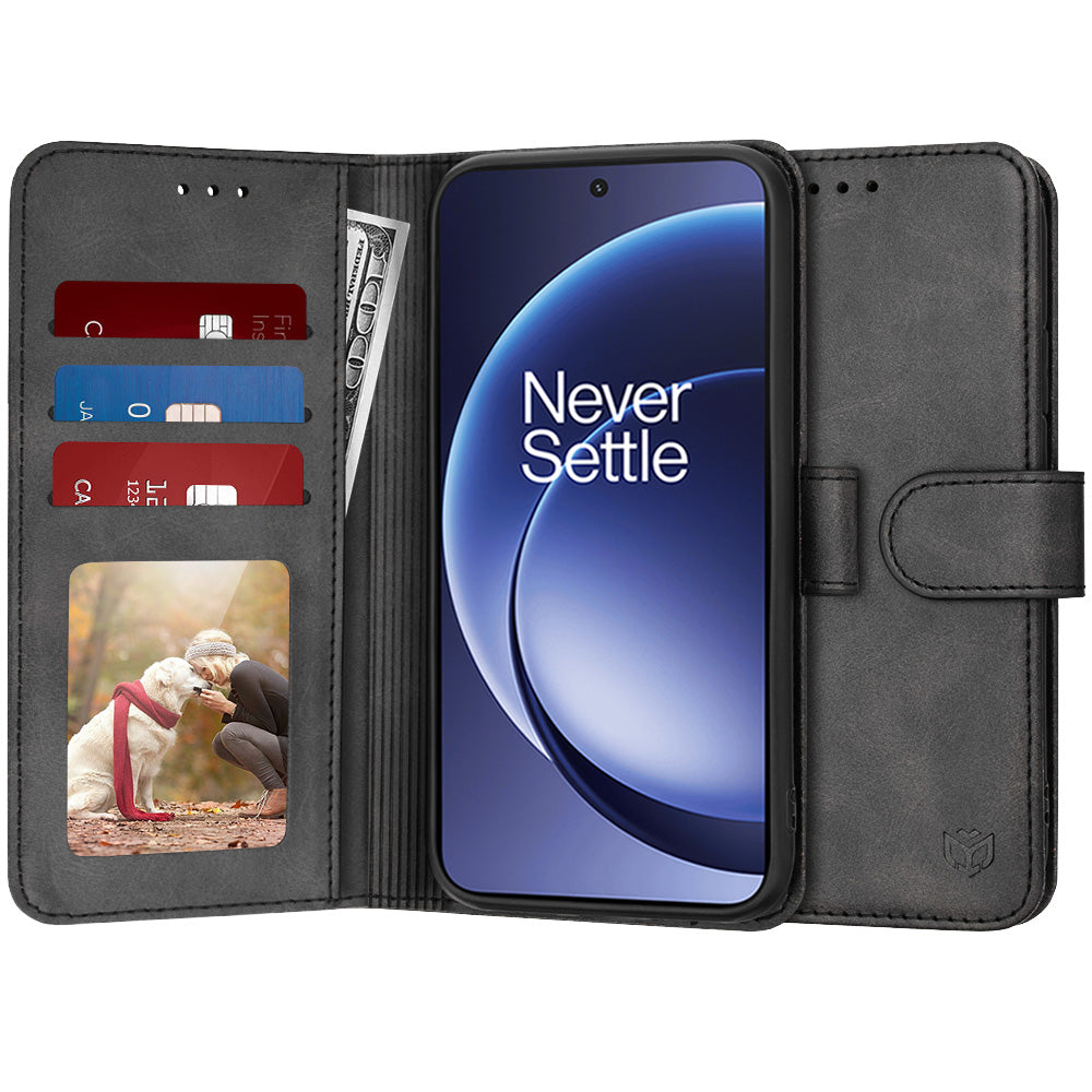 Techsuit - Diary Book - OnePlus 15R - Black