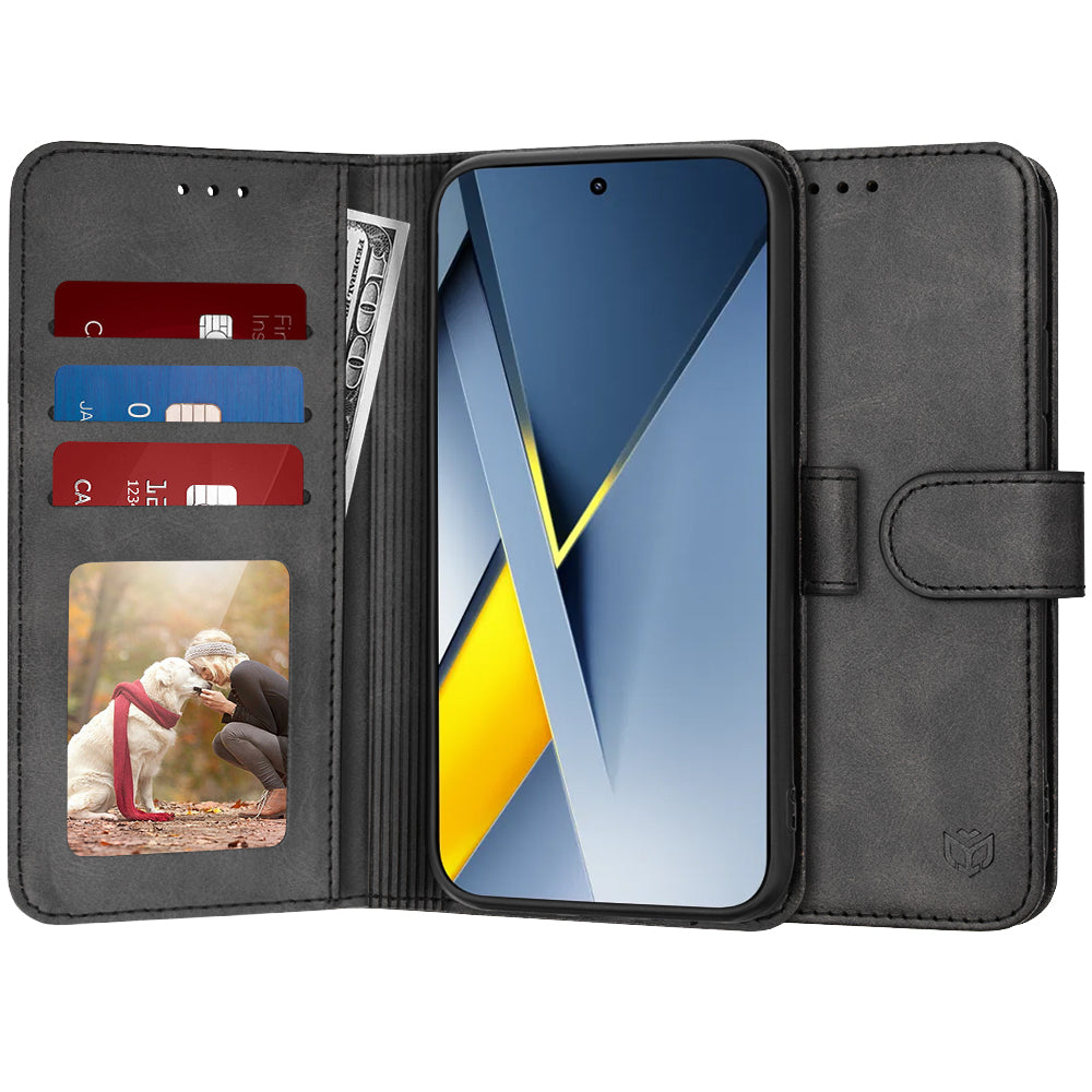 Techsuit - Diary Book - Xiaomi Poco F8 Ultra - Black