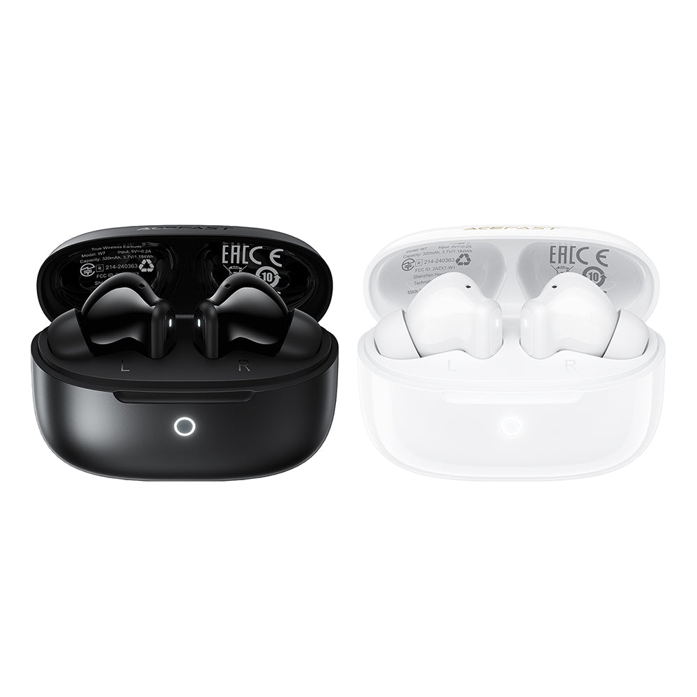 Acefast Casti Acefast (W7), In-Ear Design, TWS, AI Call Noise Cancelling, Game Mode, BT6.0, Negru – imagine 4