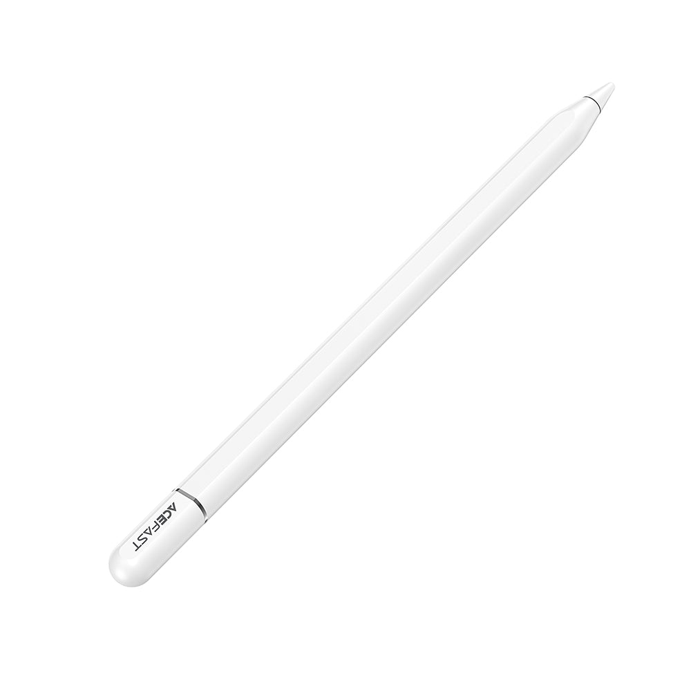 Acefast - Stylus Pen (V3) - for iPad, Active, Capacitive, with Wireless Charging, Minimal Lag, 90mAh, Type-C - White