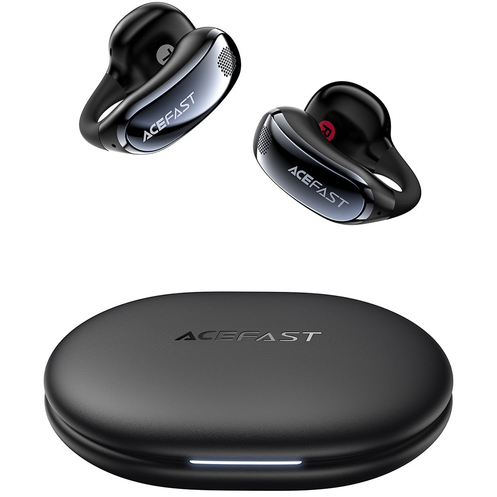 Acefast - Wireless Earbuds Aceclip Pro (FA006) - OWS Stereo, BT 5.4, Dual-mic Noise Cancelling, 400mAh, IP55, Type-C - B