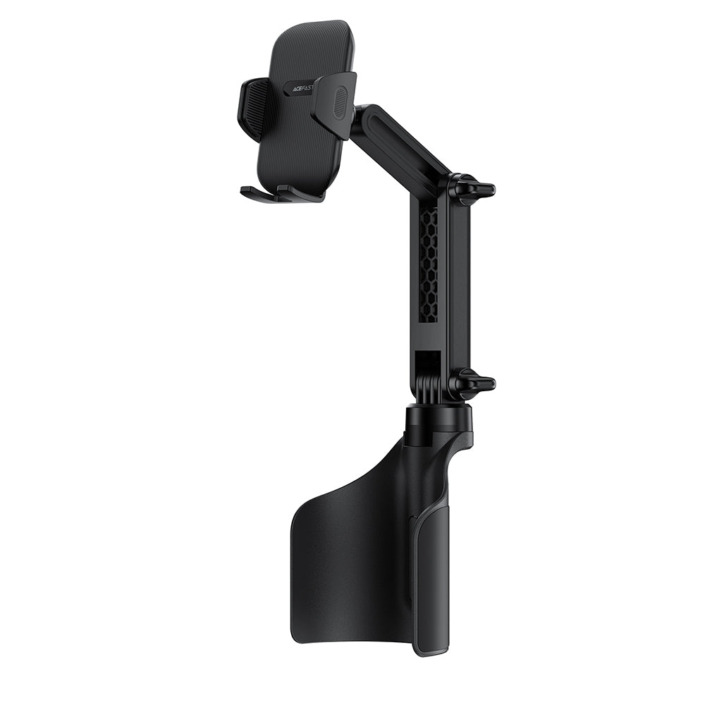 Acefast- Car Holder (D63) - with 2 Bases, Reliable Clamps, One-key Opening, Flexible Rod, Non‑slip Silicone, Universal -