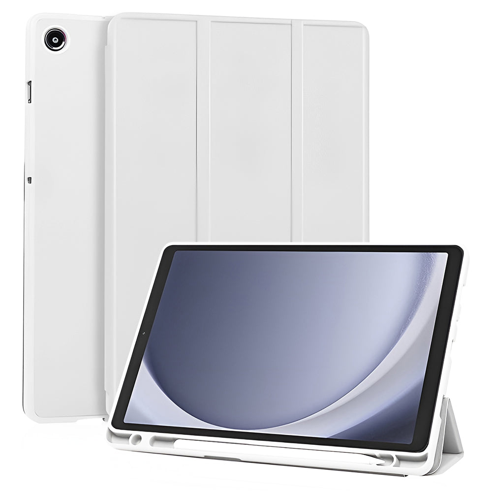 Techsuit - Flex Trifold (with Pencil Holder) - Samsung Galaxy Tab A11 / A9 - Gray