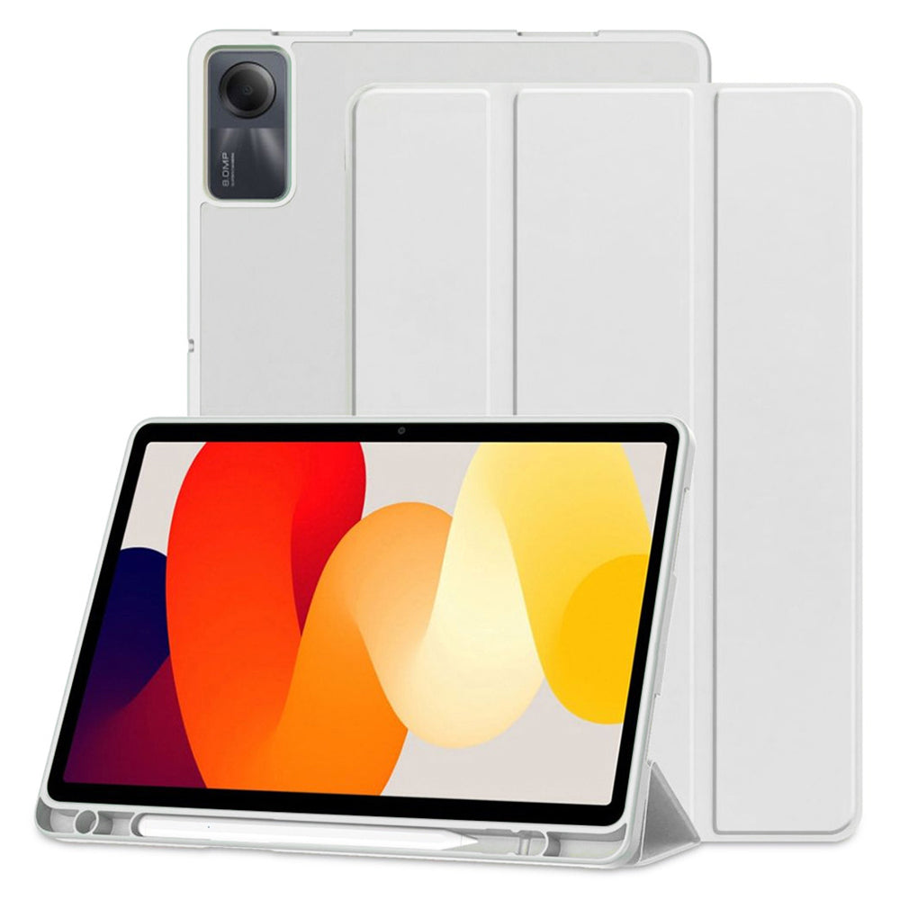 Techsuit - Flex Trifold (with Pencil Holder) - Xiaomi Redmi Pad SE 11" - Gray