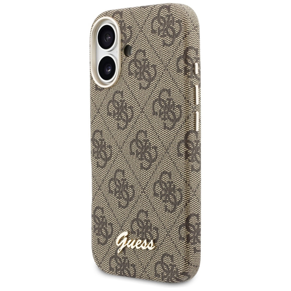 Guess - 4G Script MagSafe (GUHMP17S5P4FWMSW) - iPhone 17 - Brown
