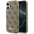 Guess - 4G Script MagSafe (GUHMP17S5P4FWMSW) - iPhone 17 - Brown