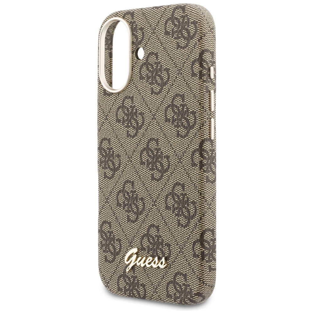Guess - 4G Script MagSafe (GUHMP17S5P4FWMSW) - iPhone 17 - Brown