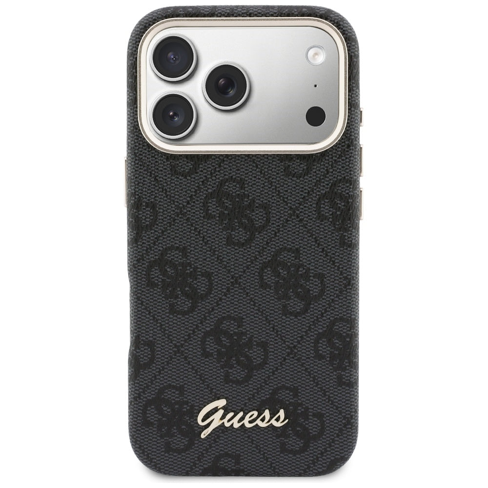 Guess - 4G Script MagSafe (GUHMP17L5P4FWMSK) - iPhone 17 Pro - Black