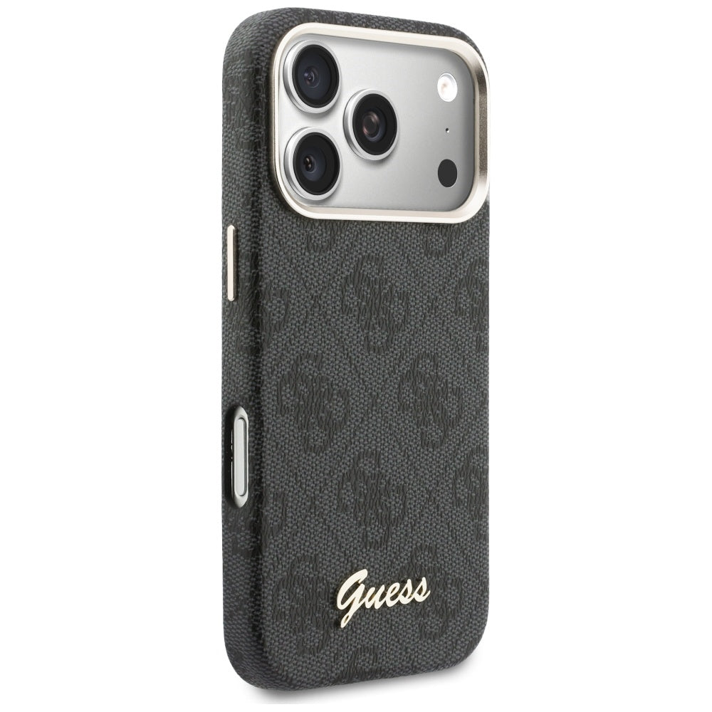Guess - 4G Script MagSafe (GUHMP17X5P4FWMSK) - iPhone 17 Pro Max - Black