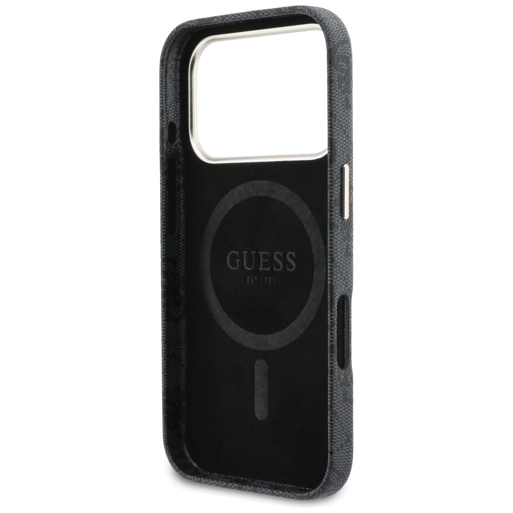 Guess - 4G Script MagSafe (GUHMP17X5P4FWMSK) - iPhone 17 Pro Max - Black