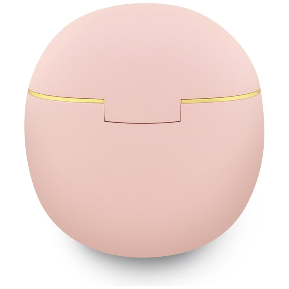 Guess - Wireless Earbuds Script Print (GUTWSA15HETP) - In-ear, Bluetooth, TWS, Small Round Design - Pink