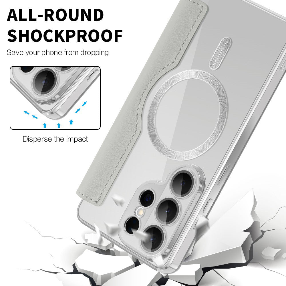 Techsuit - SmartMag Book Case - Samsung Galaxy S26 Ultra - Gray