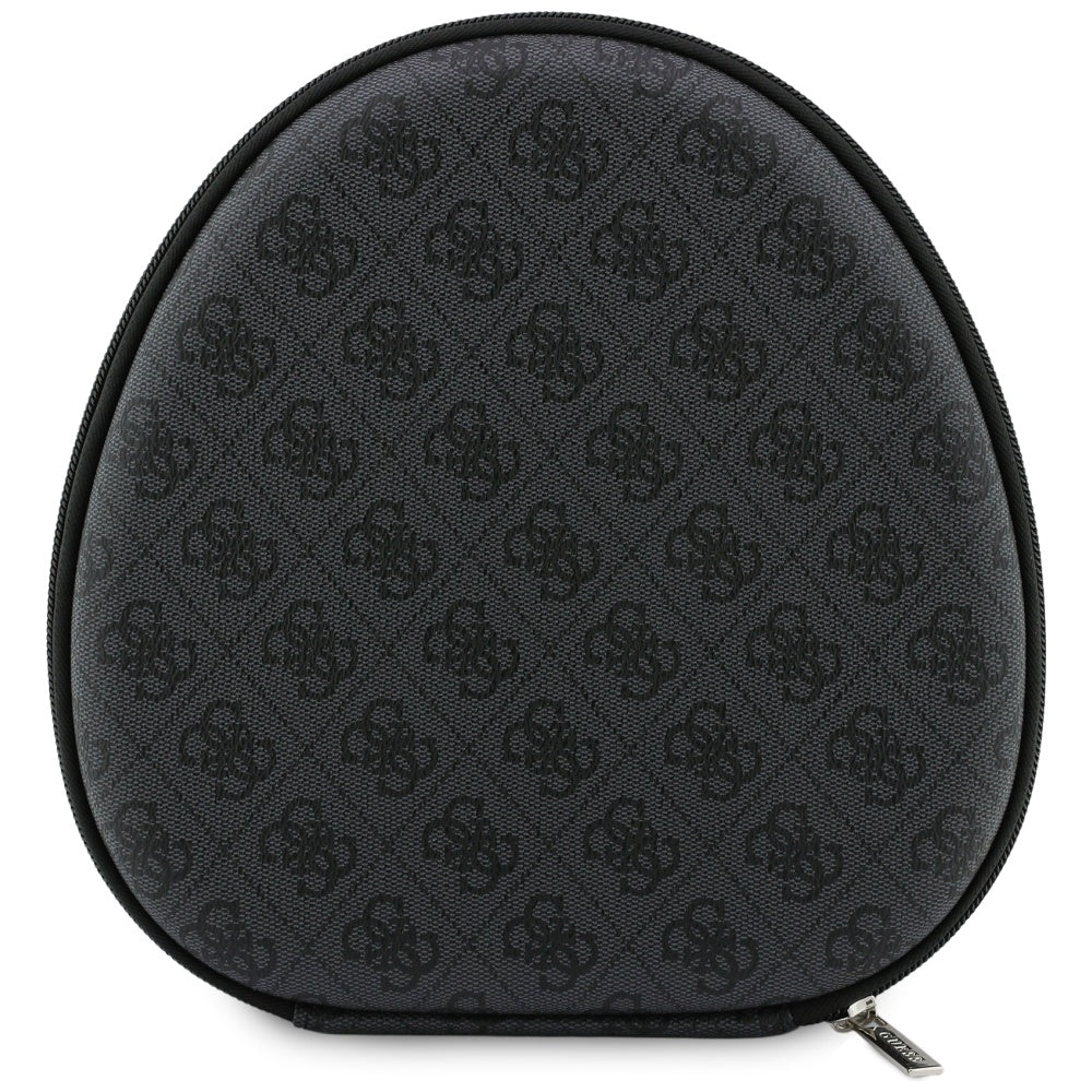 Guess - Wireless Headphones 4G Triangle Logo (GUBHC15P4MRCTK) - Bluetooth, ENC Technology, Over-ear, Eco Leather - Black