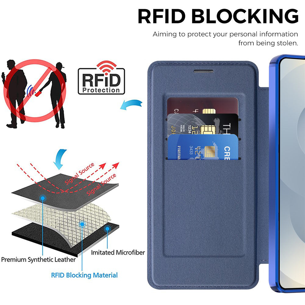 Techsuit - SmartMag Book Case - Samsung Galaxy S26 Ultra - Blue