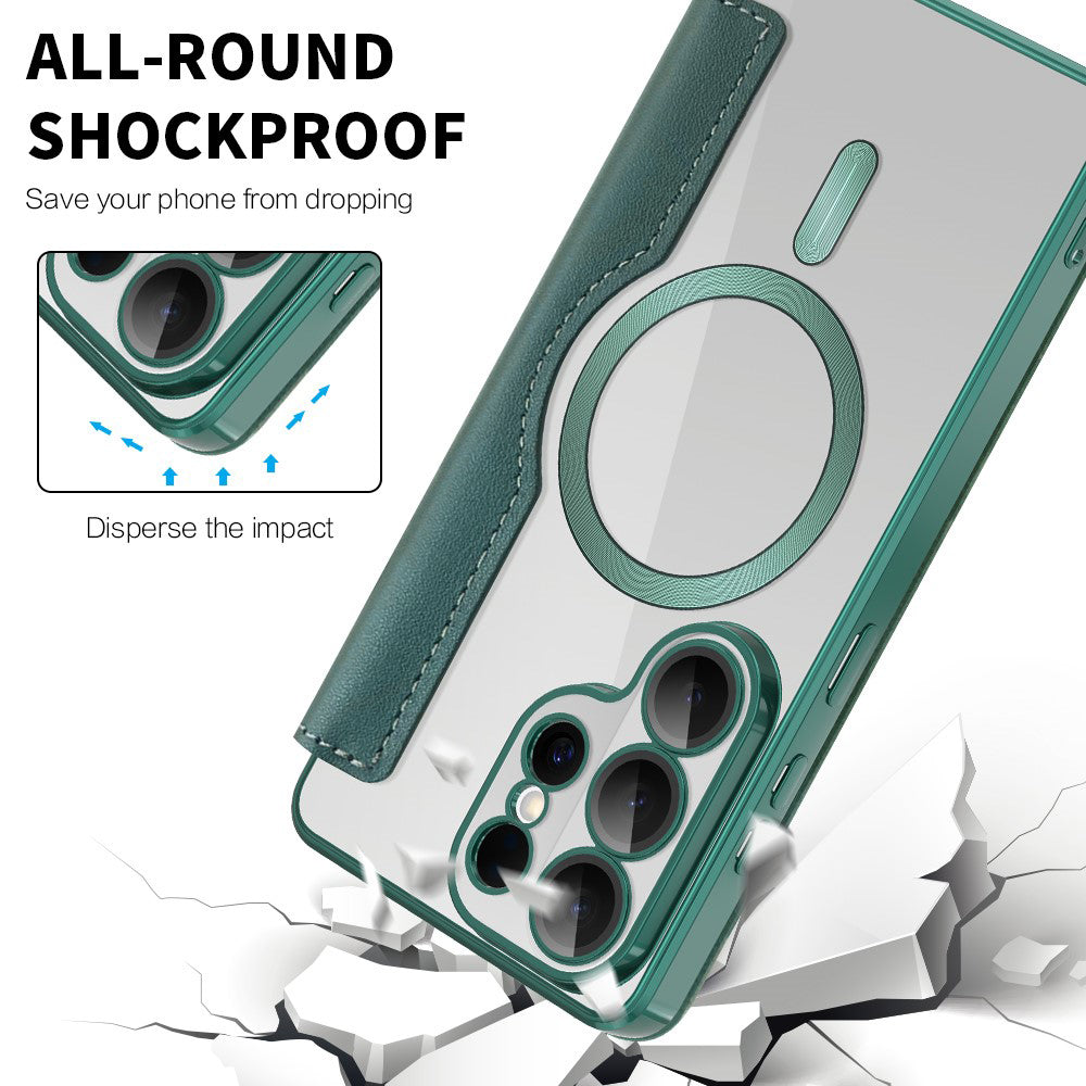 Techsuit - SmartMag Book Case - Samsung Galaxy S26 Ultra - Green