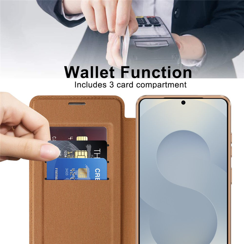 Techsuit - SmartMag Book Case - Samsung Galaxy S26 Ultra - Brown