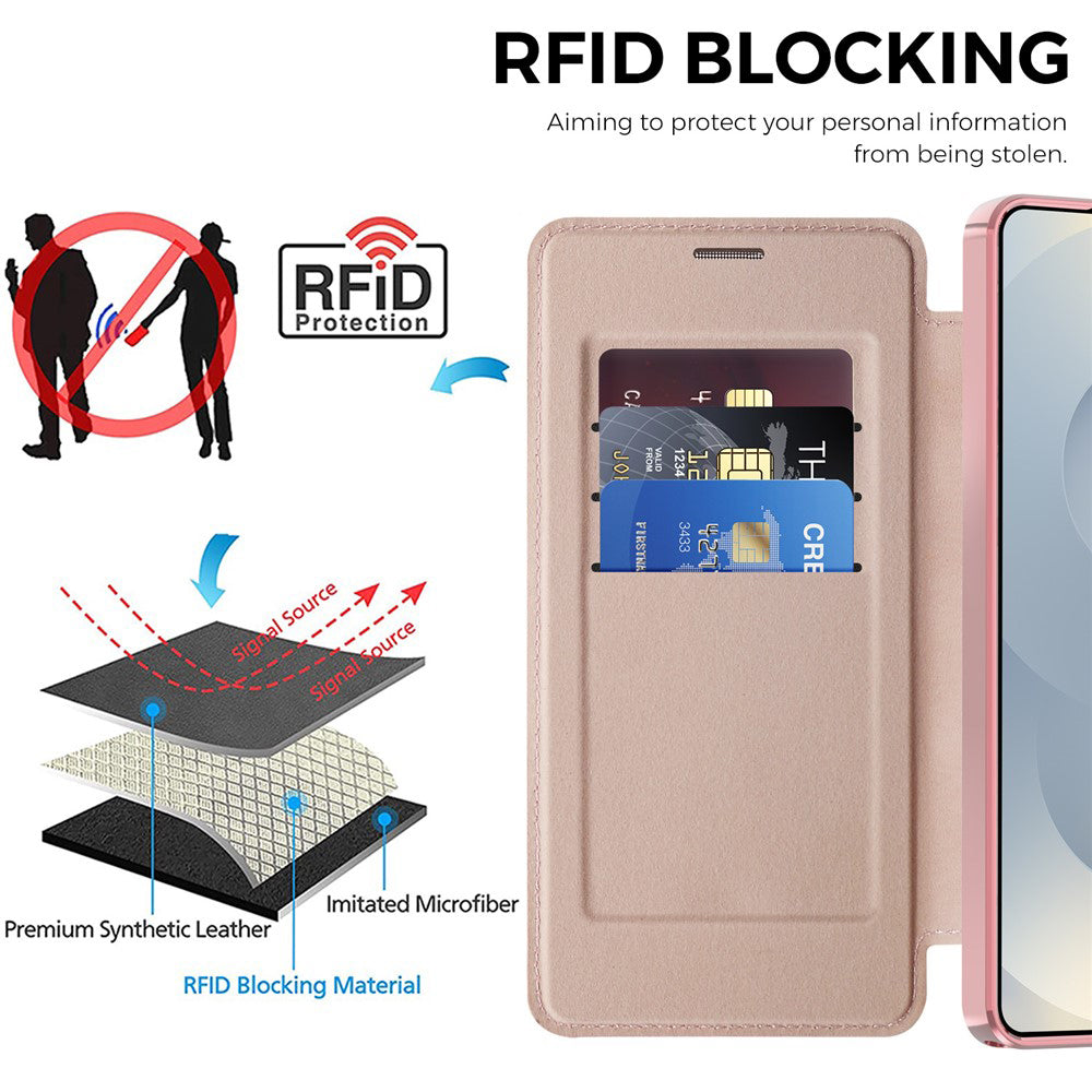 Techsuit - SmartMag Book Case - Samsung Galaxy S26 Ultra - Pink