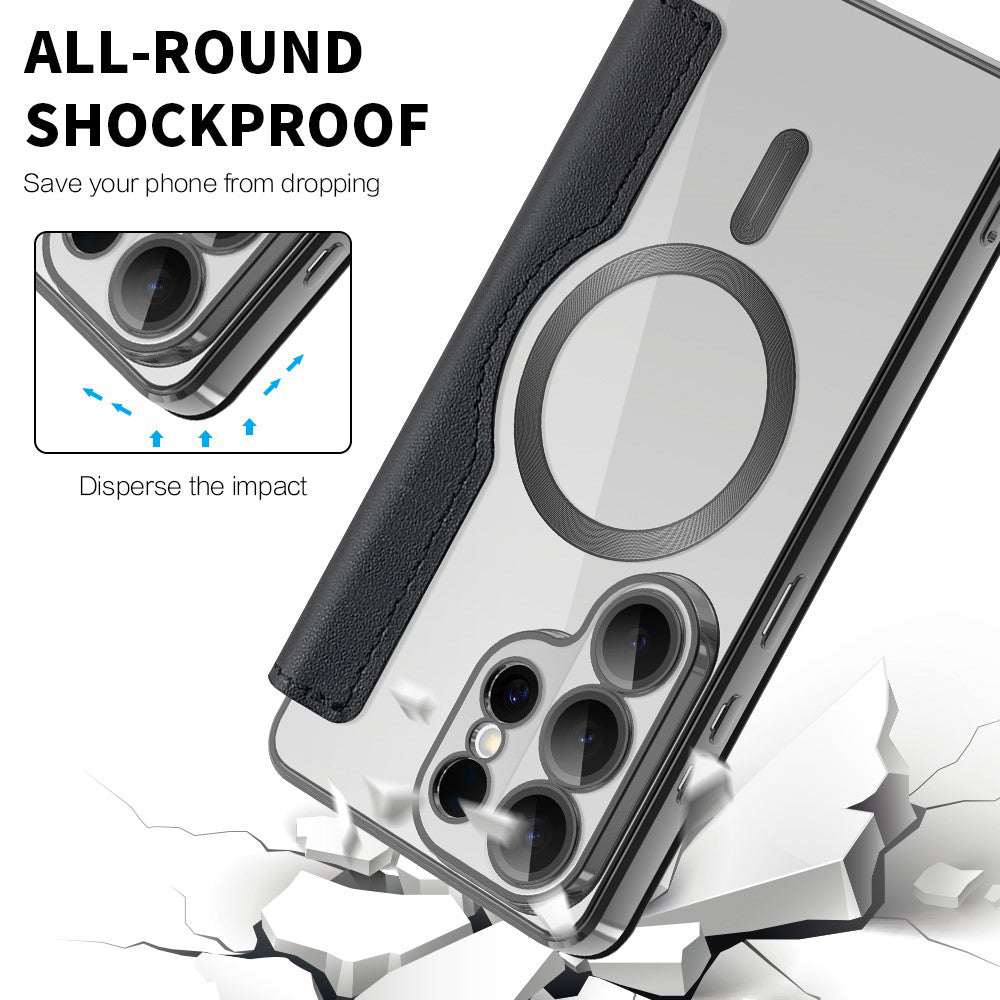 Techsuit - SmartMag Book Case - Samsung Galaxy S26 Ultra - Black