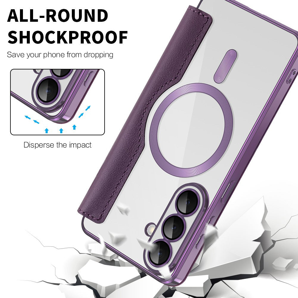 Techsuit - SmartMag Book Case - Samsung Galaxy S26 Plus - Purple