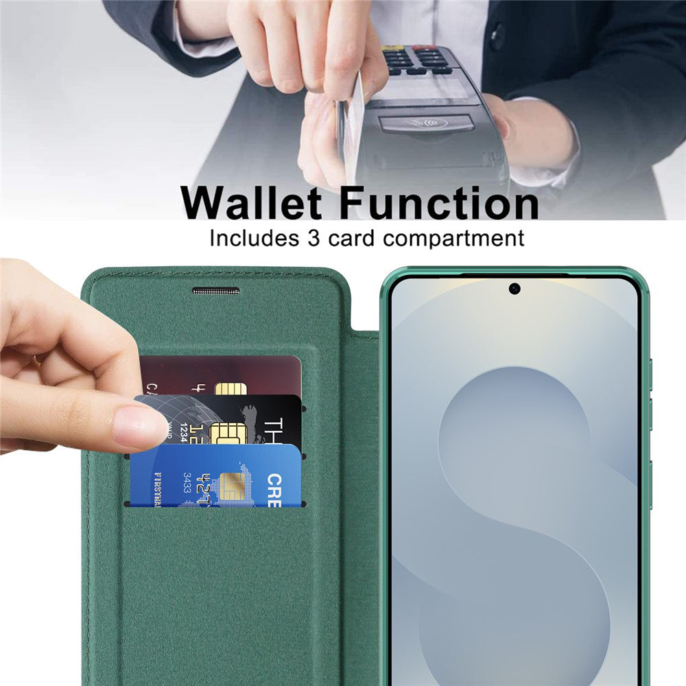 Techsuit - SmartMag Book Case - Samsung Galaxy S26 Plus - Green
