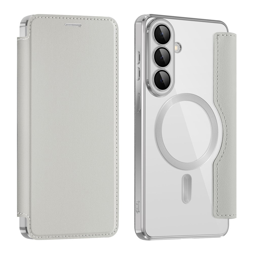 Techsuit - SmartMag Book Case - Samsung Galaxy S26 - Gray