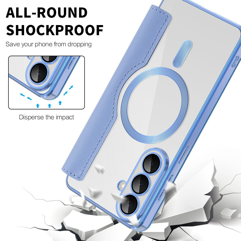 Techsuit - SmartMag Book Case - Samsung Galaxy S26 - Light Blue
