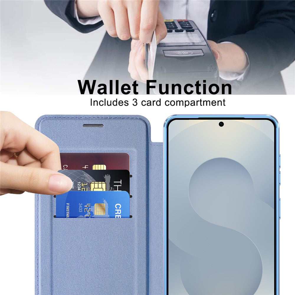 Techsuit - SmartMag Book Case - Samsung Galaxy S26 - Light Blue