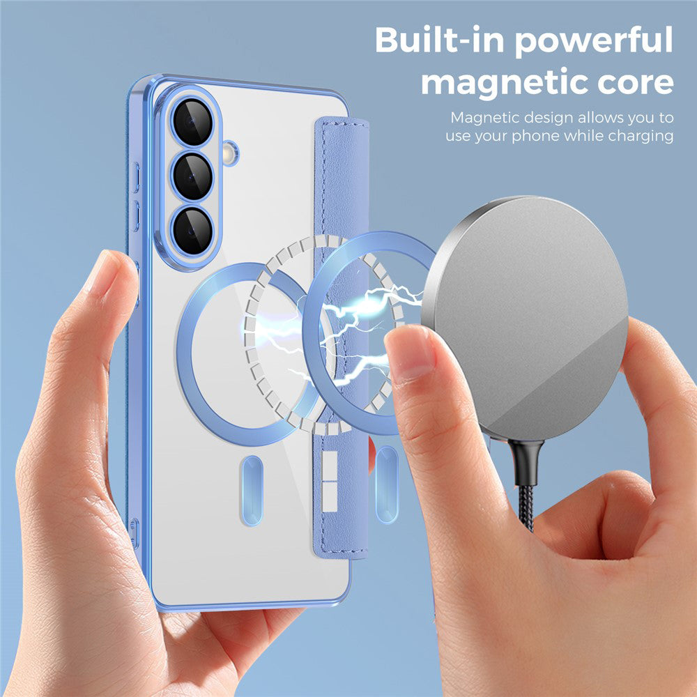 Techsuit - SmartMag Book Case - Samsung Galaxy S26 - Light Blue
