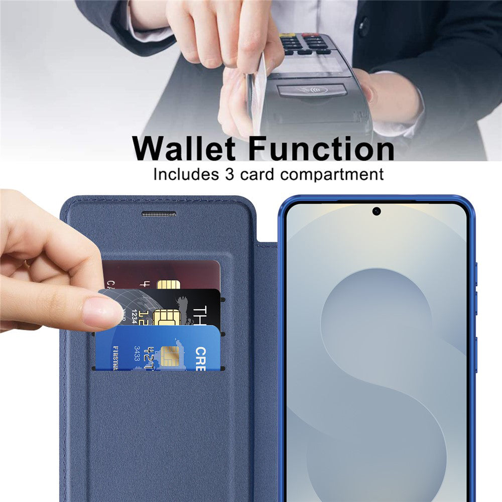 Techsuit - SmartMag Book Case - Samsung Galaxy S26 - Blue