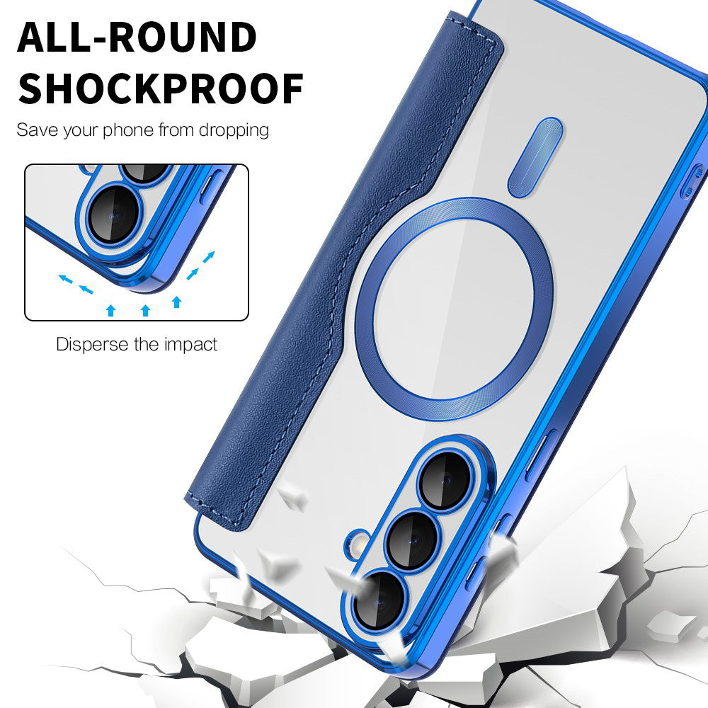 Techsuit - SmartMag Book Case - Samsung Galaxy S26 - Blue