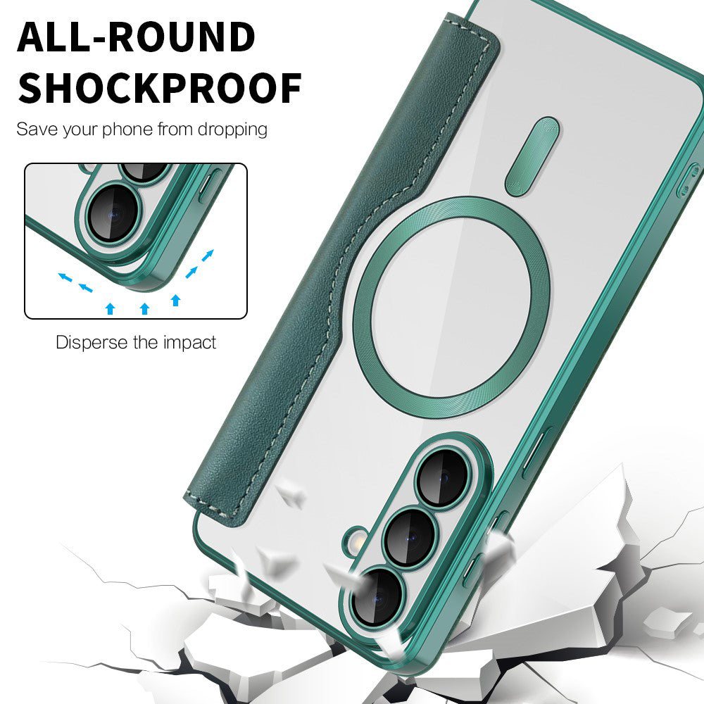 Techsuit - SmartMag Book Case - Samsung Galaxy S26 - Green