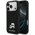 Karl Lagerfeld - Hardcase Rhinestone with K&C Pin (KLHCP17L6PRKCLK) - iPhone 17 Pro - Black