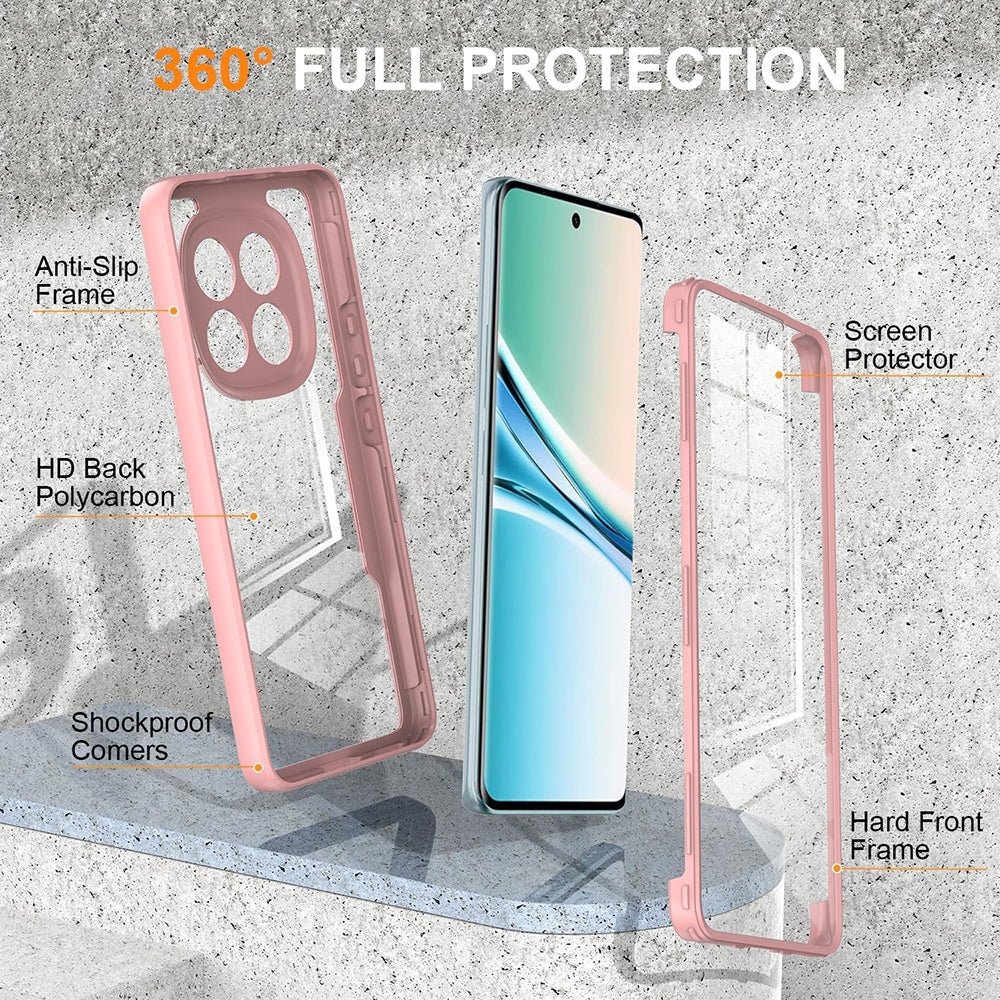Techsuit - ColorVerse 360 Series + Screen Protector - Xiaomi Redmi Note 15 4G - Pink
