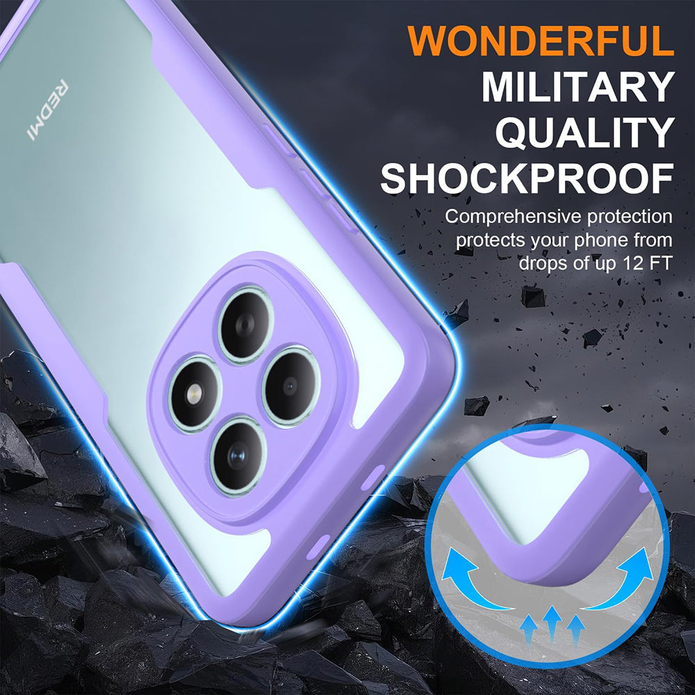 Techsuit - ColorVerse 360 Series + Screen Protector - Xiaomi Redmi Note 15 5G / Poco M8 5G - Purple