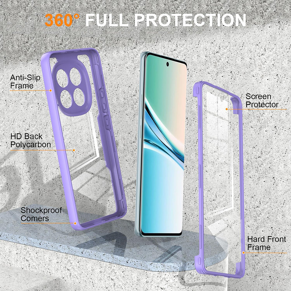 Techsuit - ColorVerse 360 Series + Screen Protector - Xiaomi Redmi Note 15 5G / Poco M8 5G - Purple
