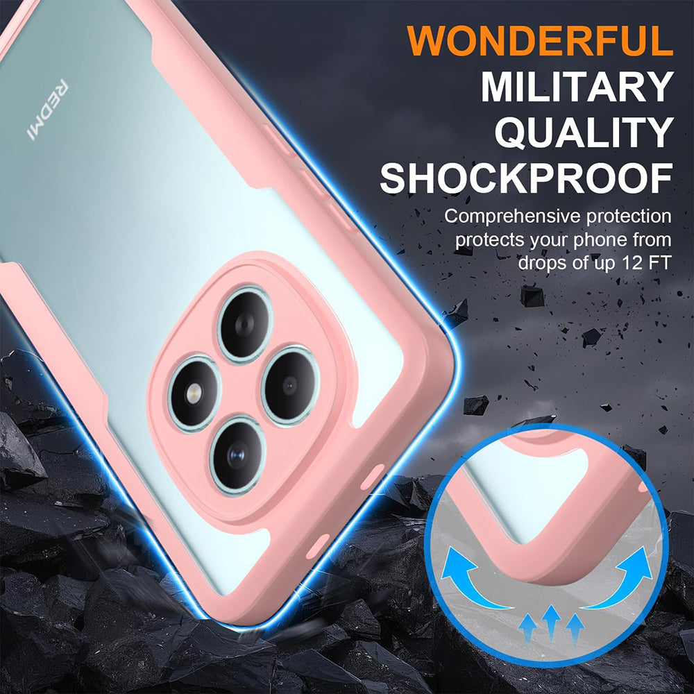 Techsuit - ColorVerse 360 Series + Screen Protector - Xiaomi Redmi Note 15 5G / Poco M8 5G - Pink
