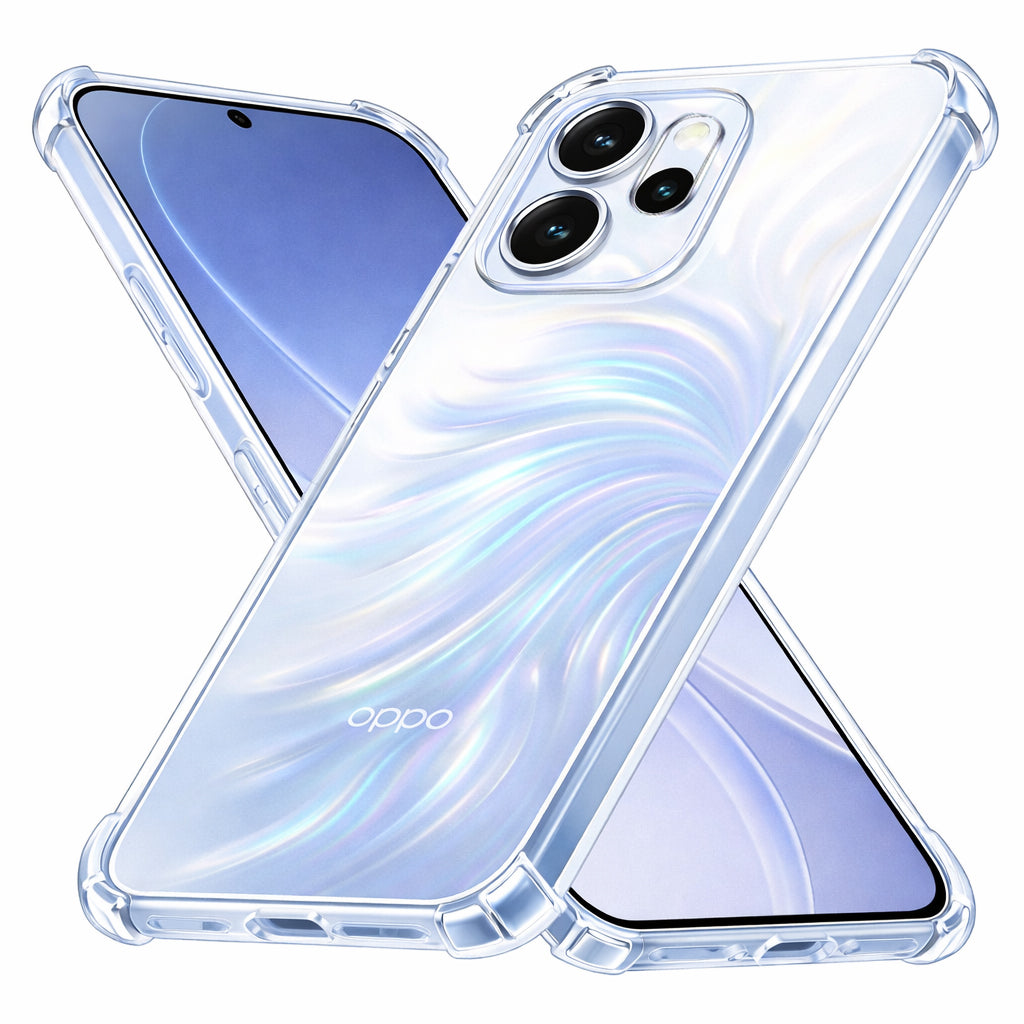 Techsuit - Shockproof Clear Silicone - Oppo Reno15 Pro - Clear