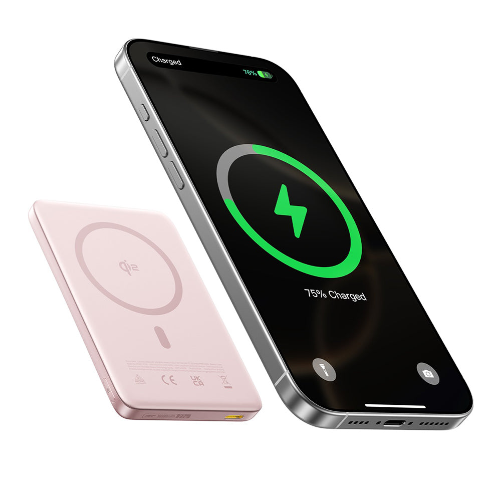 Baterie externa Baseus PicoGo AM41 (E0027202), 10000mAh, USB-C, 27W, Roz