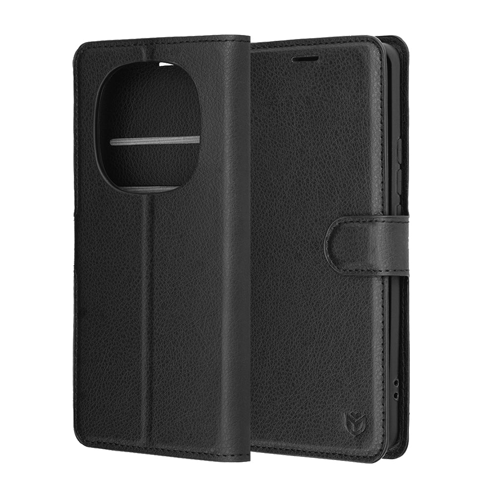 Techsuit - Leather Folio - Xiaomi Redmi Note 15 5G / Note 15 4G / Poco M8 5G - Black