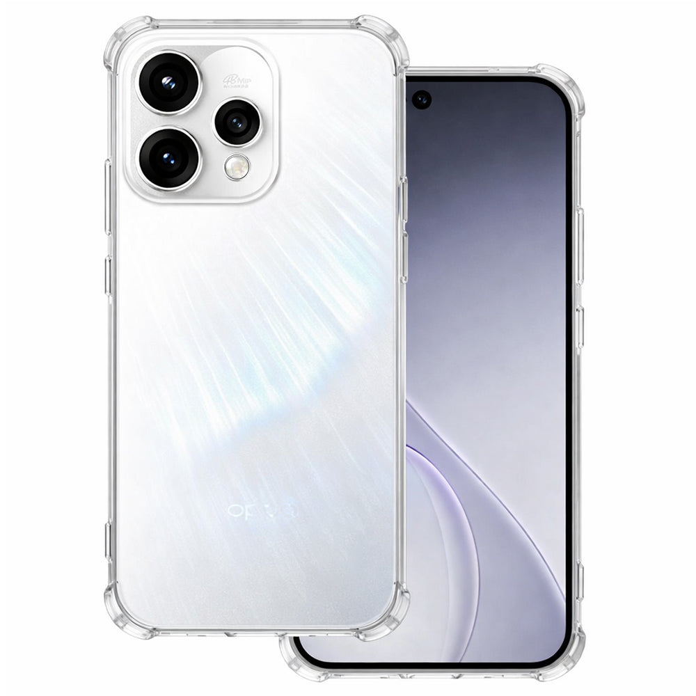 Techsuit - Shockproof Clear Silicone - Oppo Reno15 - Clear