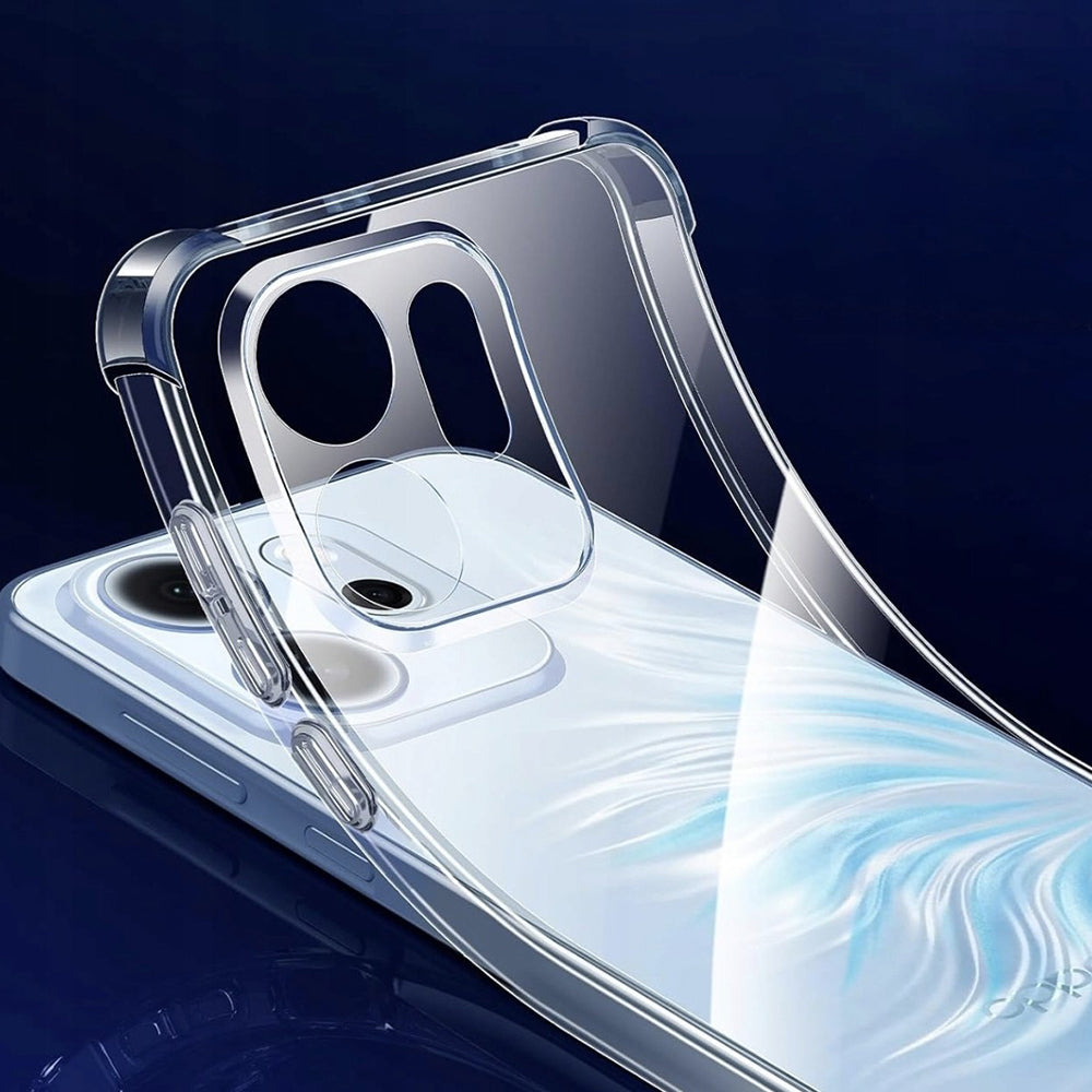 Techsuit - Shockproof Clear Silicone - Oppo Reno15 - Clear