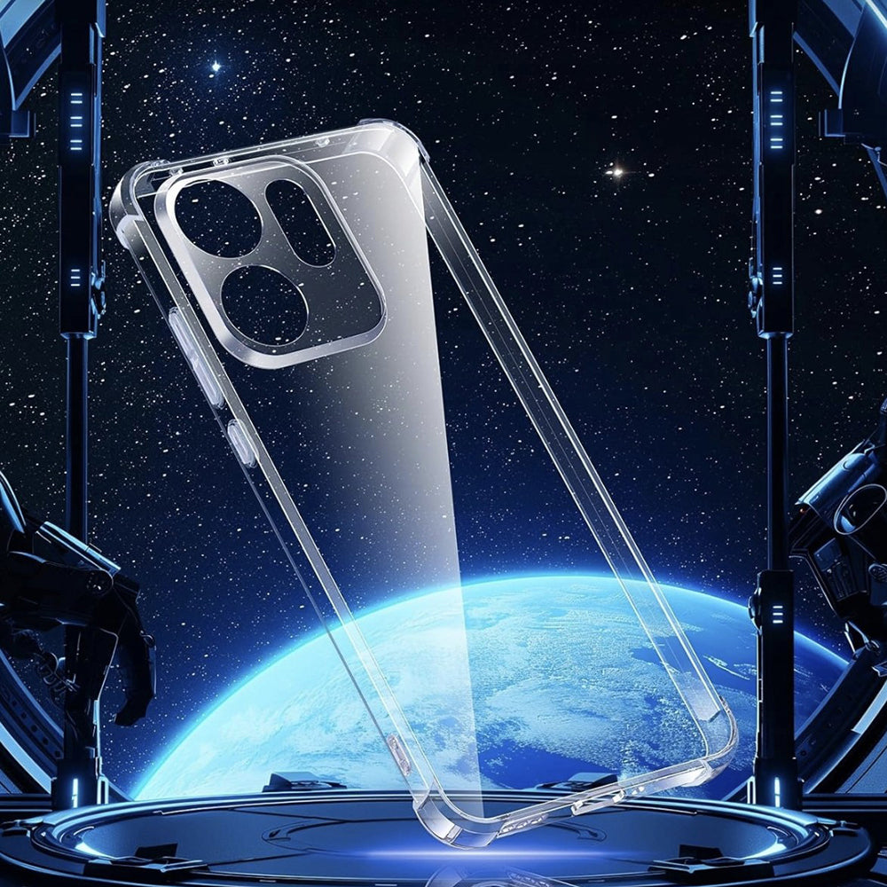 Techsuit - Shockproof Clear Silicone - Oppo Reno15 Pro - Clear